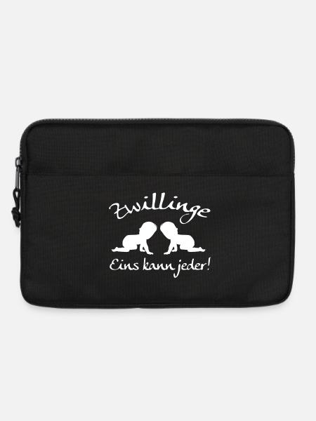 Twins, one can anyone! - Laptop bag 13" - black