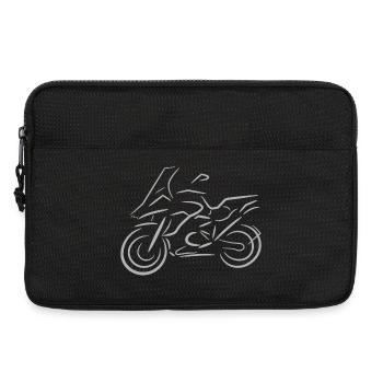 Motard, vélo, motard, 1200 - Sacoche pour ordinateur portable 13 pouces - noir - Devant
