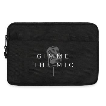 gimme the mic freestyle rap hip hop - Laptoptasche 13" - Schwarz - Vorne
