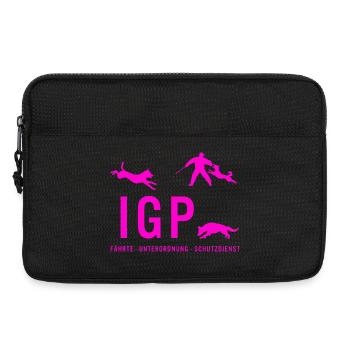 IGP Hundesport - pink - Laptoptasche 13" - Schwarz - Vorne