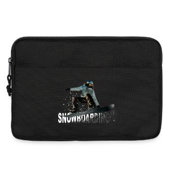 snowboarding - Laptop bag 13" - black - Front