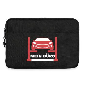 Automobil Kfz Auto Statement Mechaniker Autofahrer - Laptoptasche 13" - Schwarz - Vorne
