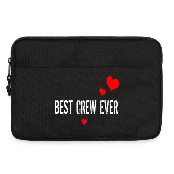 BEST CREW EVER - Laptop bag 13" - black - Front