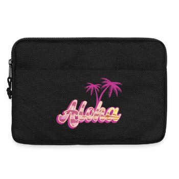 Aloha Palme - Laptoptasche 13" - Schwarz - Vorne