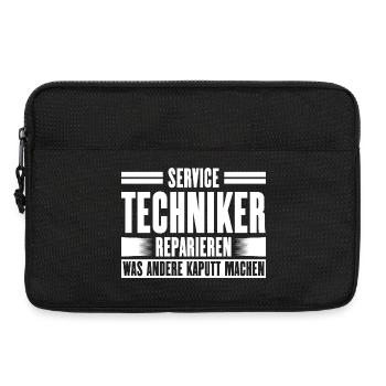 Service Technician Support Solution Slogan Service - Laptop bag 13" - black - Front