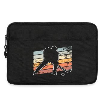Hockey sur glace - Sacoche pour ordinateur portable 13 pouces - noir - Devant