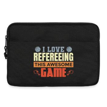 Basketball Impartial - Sacoche pour ordinateur portable 13 pouces - noir - Devant