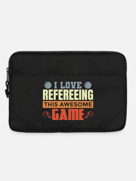 Basketball Unparteiischer - Laptoptasche 13" - Schwarz