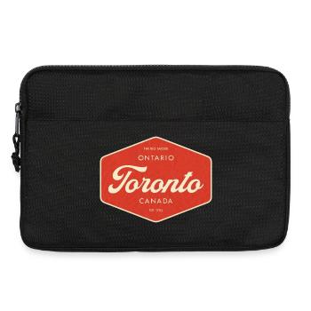 Toronto Retro Schild - Laptoptasche 13" - Schwarz - Vorne