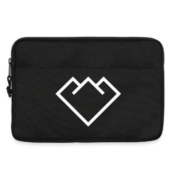 Berg weiß - Laptoptasche 13" - Schwarz - Vorne