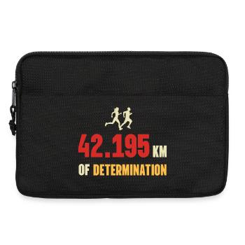 Marathon - 42,195 km de détermination - Sacoche pour ordinateur portable 13 pouces - noir - Devant