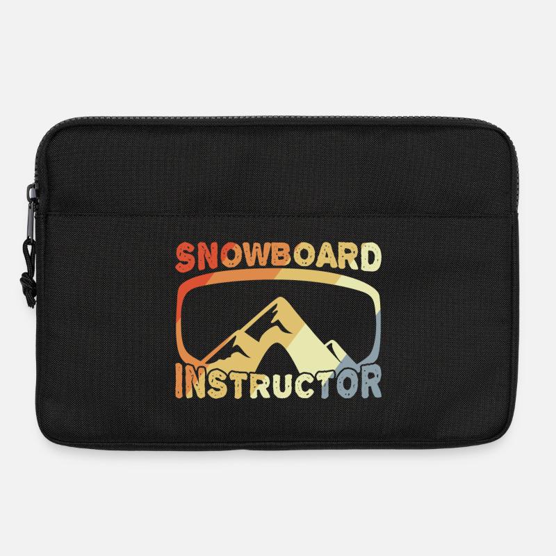 Snowboard Instruktor - Laptoptasche 13" - Schwarz