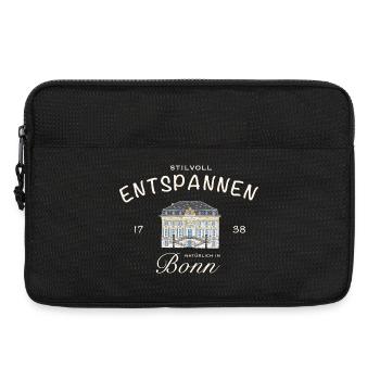 Bonn, stilvoll Entspannen, altes Rathaus - Laptoptasche 13" - Schwarz - Vorne