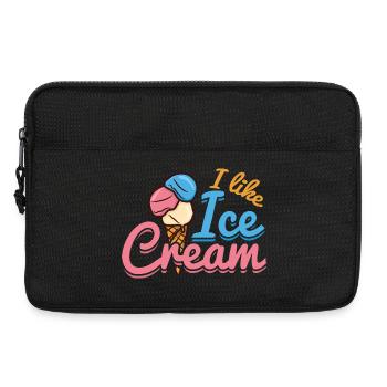Eiscreme Liebe - Laptoptasche 13" - Schwarz - Vorne