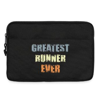 Bester Läufer aller Zeiten - Laptoptasche 13" - Schwarz - Vorne