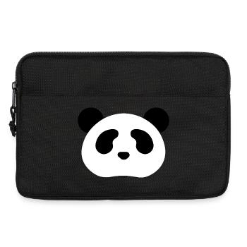 Panda Bear - Laptoptasche 13" - Schwarz - Vorne