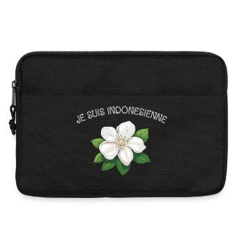 Je suis Indonésienne - Sacoche pour ordinateur portable 13 pouces - noir - Devant