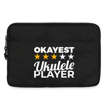 Okayest Ukulele Player - Laptop bag 13" - black - Front
