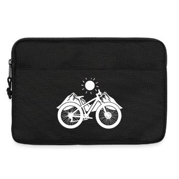 Mountain Bike Graphics - Laptop bag 13" - black - Front