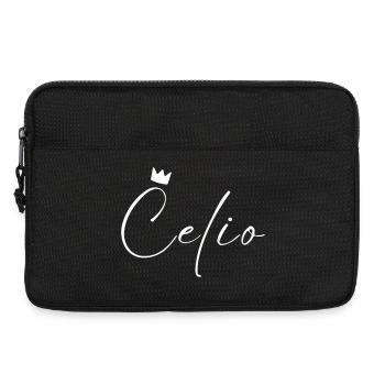 Celio Name König T-Shirt Geschenk Männer - Laptoptasche 13" - Schwarz - Vorne