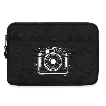 Croquis de l’appareil photo - Sacoche pour ordinateur portable 13 pouces - noir - Devant