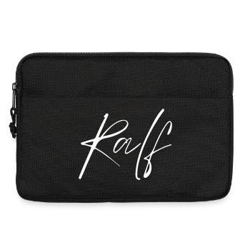 Ralf Name T-Shirt Geschenk Für Männer - Laptoptasche 13" - Schwarz - Vorne
