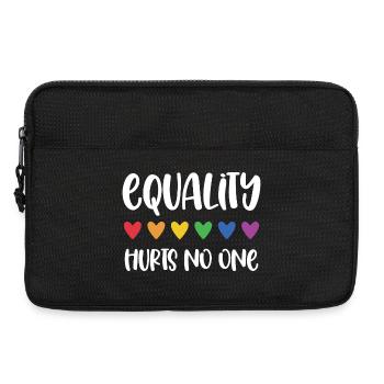 Mois de la fierté LGBT - L’égalité ne fait de mal à personne - Sacoche pour ordinateur portable 13 pouces - noir - Devant