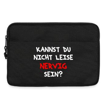 Saying design for all annoying people as a gift - Laptop bag 13" - black - Front
