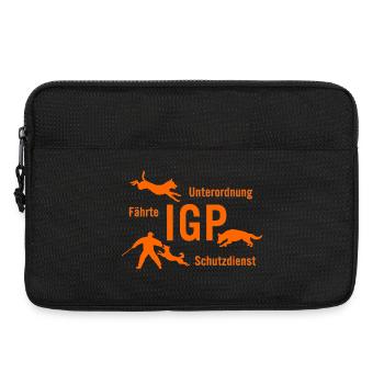 IGP Hundesport - orange - Laptoptasche 13" - Schwarz - Vorne