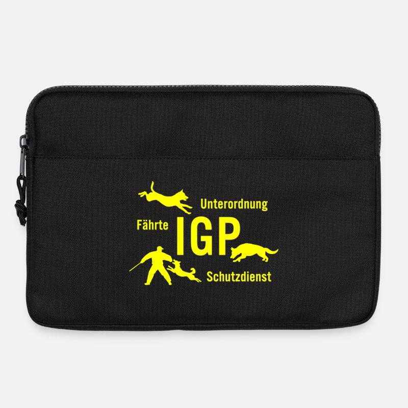 IGP Hundesport - gelb - Laptoptasche 13" - Schwarz