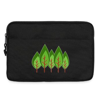 Trees Minimalist, - Laptop bag 13" - black - Front