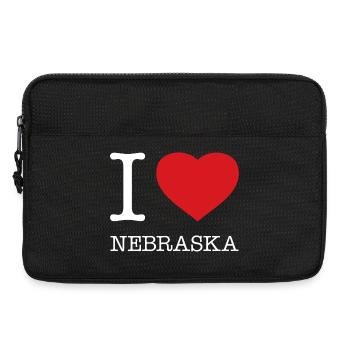 I LOVE NEBRASKA - Laptoptasche 13" - Schwarz - Vorne