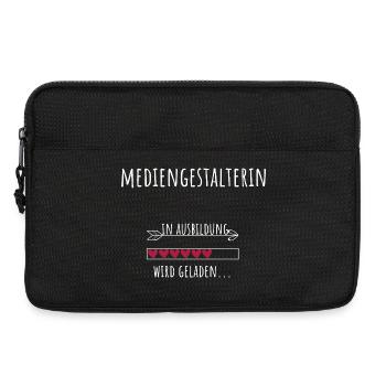 Mediengestalterin Ausbildung Beruf Geschenk - Laptoptasche 13" - Schwarz - Vorne