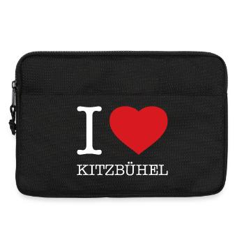 I LOVE KITZBÜHEL - Laptoptasche 13" - Schwarz - Vorne