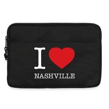 I LOVE NASHVILLE - Laptoptasche 13" - Schwarz - Vorne