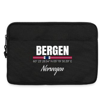 Bergen - Laptoptasche 13" - Schwarz - Vorne