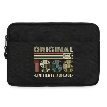 Original 1966 Jahrgang Vintage Geburtstag Retro - Laptoptasche 13" - Schwarz - Vorne