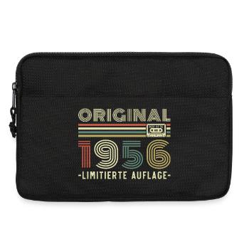Original 1956 Jahrgang Vintage Geburtstag Retro - Laptoptasche 13" - Schwarz - Vorne