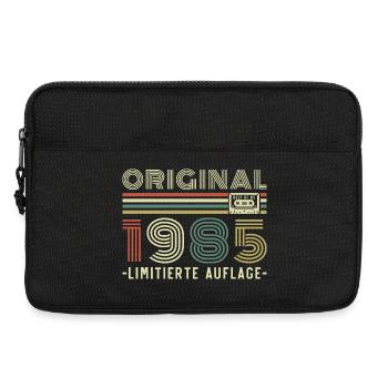 Original 1985 Vintage Vintage Birthday Retro - Laptop bag 13" - black - Front