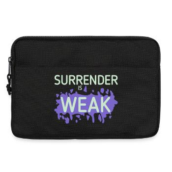 Devotion is weak splash - Laptop bag 13" - black - Front