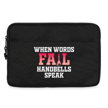 Choir Music Instrument Handbell Choir - Laptop bag 13" - black - Front