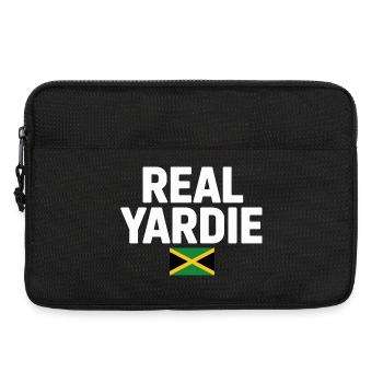 T-shirt drapeau jamaïcain Real Yardie - Sacoche pour ordinateur portable 13 pouces - noir - Devant