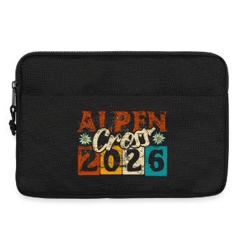 Traversée des Alpes 2026 - Croix des Alpes - Randonnée - Sacoche pour ordinateur portable 13 pouces - noir - Devant