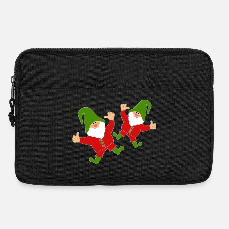 Wichtel - Laptoptasche 13" - Schwarz