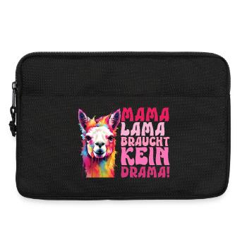 Les futures mamans MAMA LAMA N'A PAS BESOIN DE DRAME - Sacoche pour ordinateur portable 13 pouces - noir - Devant