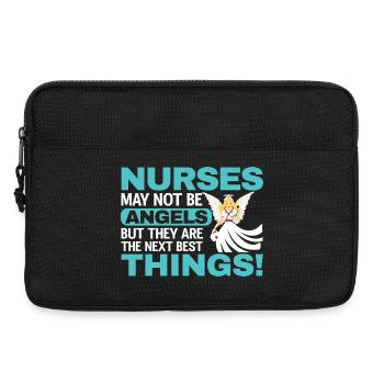 nurse - Laptop bag 13" - black - Front