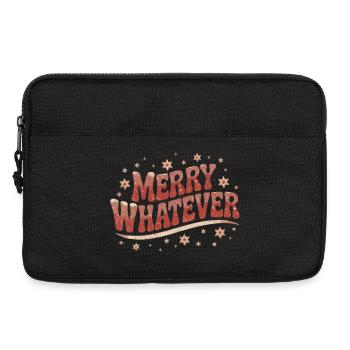 Drôle de Noël motif Noël grouch - Sacoche pour ordinateur portable 13 pouces - noir - Devant