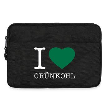 I love kale - Laptop bag 13" - black - Front