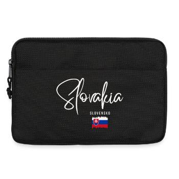 Slowakische Wurzeln, ich liebe die Slowakei - Laptoptasche 13" - Schwarz - Vorne