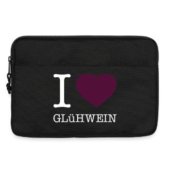 I love mulled wine - Laptop bag 13" - black - Front
